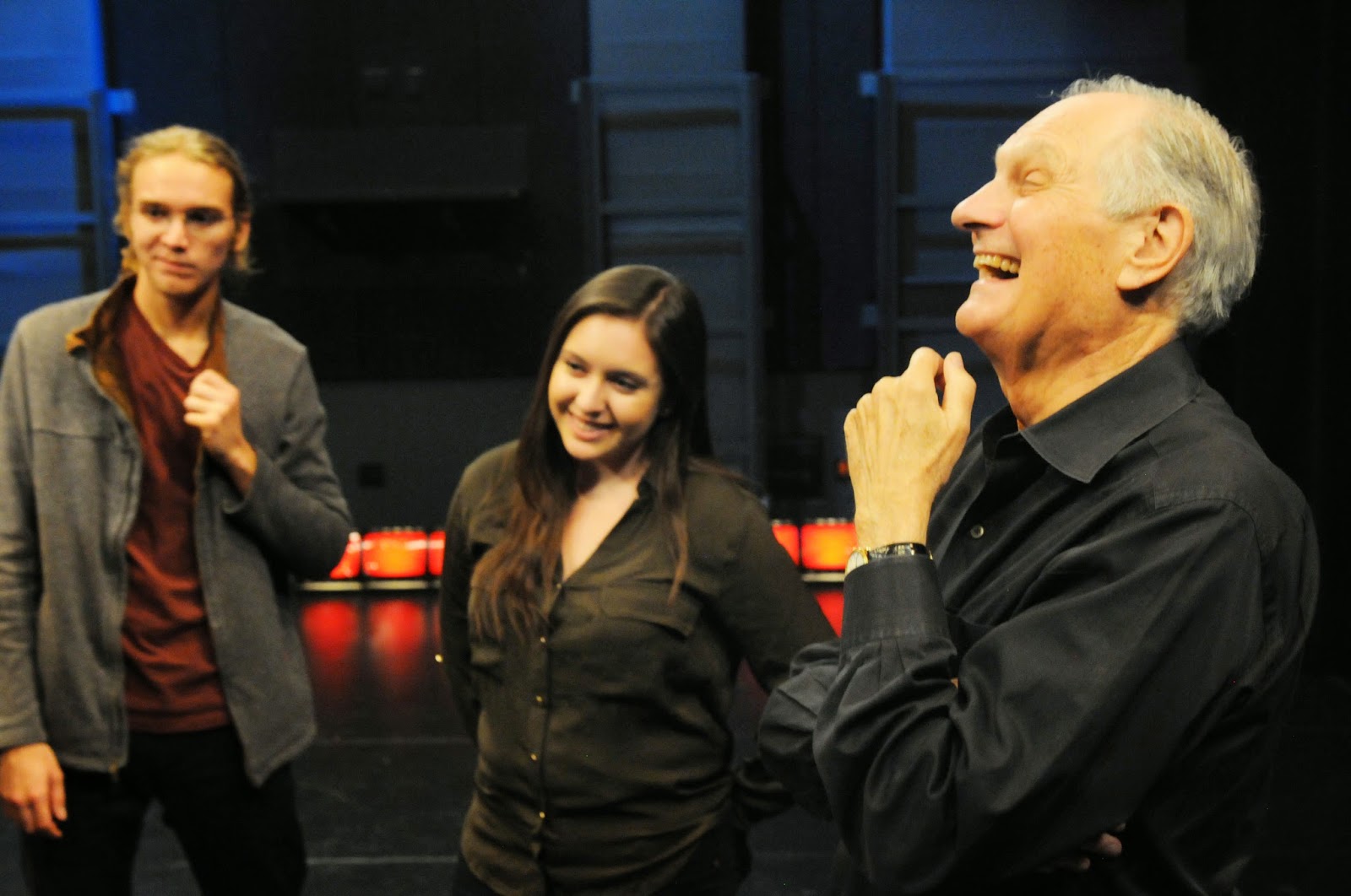 Analisa Gutierrez with Alan Alda